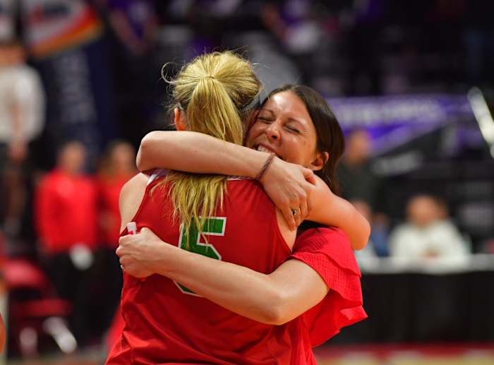 Lincoln Chatham Glenwood Illinois 3A girls basketball championship March 2 2024 Tim Vizer 26366